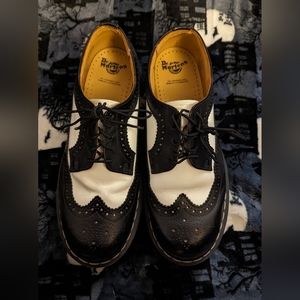 Black and White Brogues Doc Martens